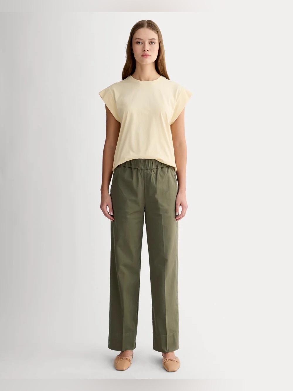 Everlane The Easy Pant Olive